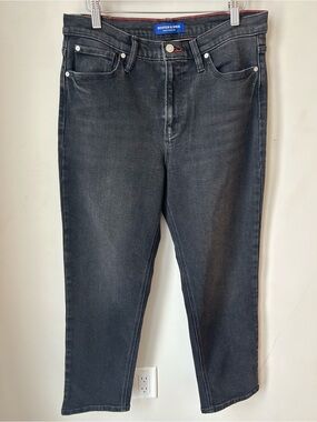 Scotch & Soda Amsterdam Women’s Black Grey Slim Ankle Jeans Grunge Gorpcore